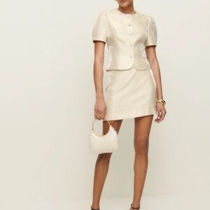 Reformation Mika Two Piece Cream
